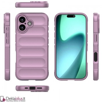 Magic Shield guminis dėklas su kameros apsauga - violetinis (Apple Iphone 17) Magic Shield guminis dėklas su kameros apsauga - violetinis (Apple Iphone 17)